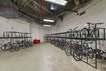 Bike storage area